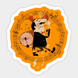 One man band Sticker